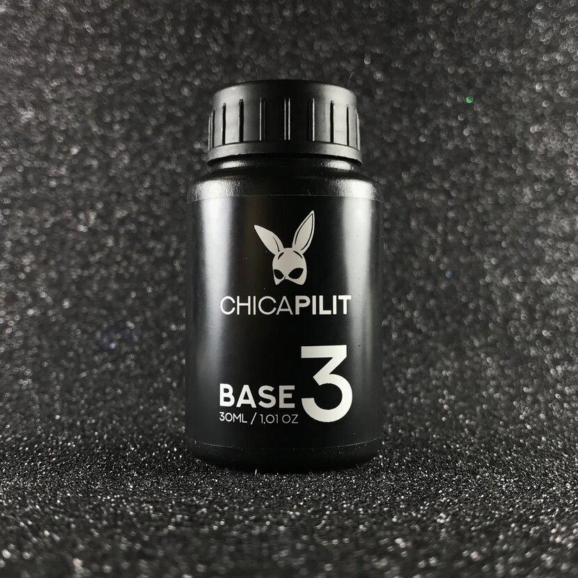 База №3 Густая прозрачная база для гель лака Chicapilit, 30 мл