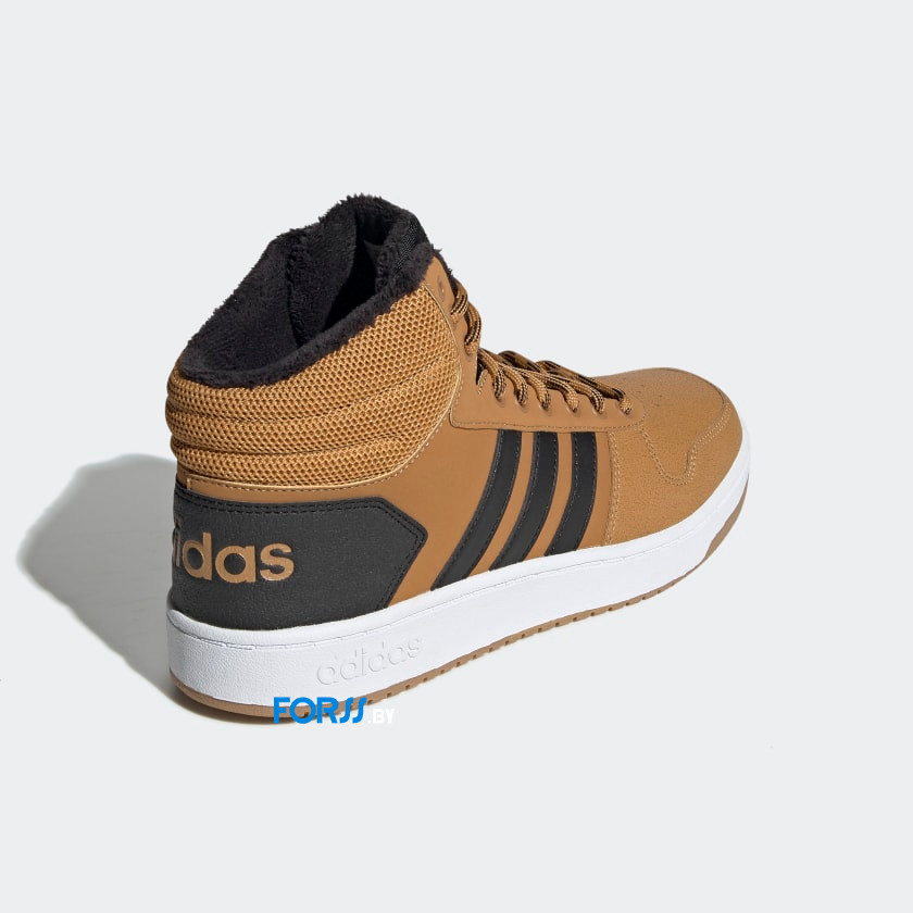 Кроссовки Adidas HOOPS 2.0 MID (Mesa / Core Black / Cloud White) - фото 3 - id-p164802206