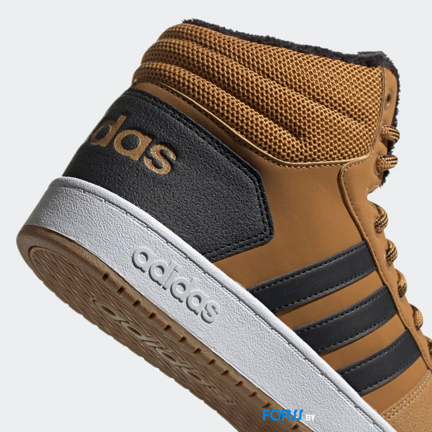 Кроссовки Adidas HOOPS 2.0 MID (Mesa / Core Black / Cloud White) - фото 6 - id-p164802207