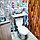 Стеллаж - полка напольная Washing machine storage rack для ванной комнаты над бочком унитаза, фото 4