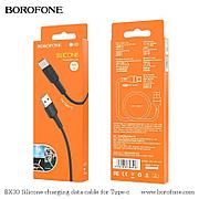 Дата-кабель BX30 Type-C 1м. 3.0А. черный Borofone
