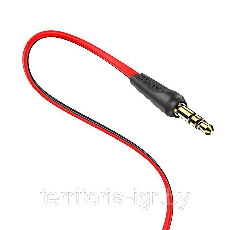 Акустический кабель BL6 jack (M) - jack (M) 3.5mm 1м. черно-красный Borofone - фото 3 - id-p164819830