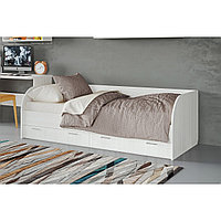 Кровать подростковая Лотос КР-804, цвет бодега белая
