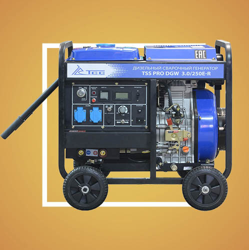 Дизельный сварочный генератор TSS PRO DGW 3.0/250E-R - фото 5 - id-p155444112
