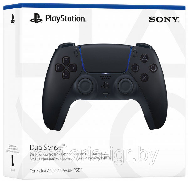 Геймпад DualSense для Sony черная полночь PS5 V2 Версия ( 2-я ревизия) - фото 1 - id-p164840841