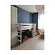 Детская (подростковая) полувысокая кровать (кровать-чердак) Соня с прямой лестницей (белая), фото 3