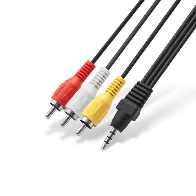 Кабель 3.5Jack-3RCA (M-M) 3 метра