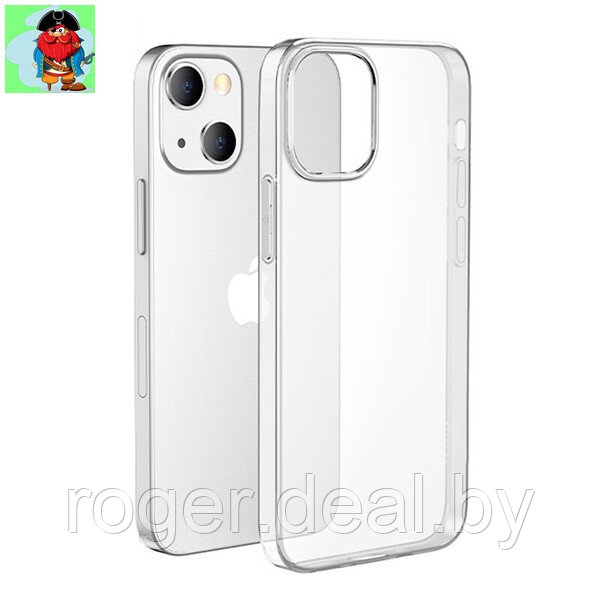 Чехол для iPhone 13 mini силиконовый, цвет: прозрачный - фото 1 - id-p164849281