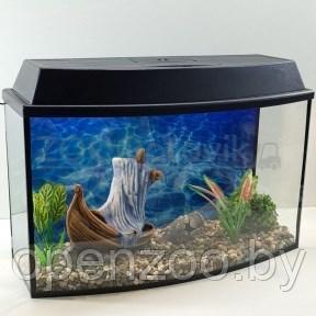 Аквариум Aqua Телик на 45 л. готовый комплект с оборудованием и декором
