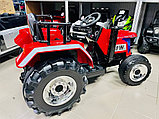 Детский электромобиль RiverToys трактор O030OO (красный), фото 2