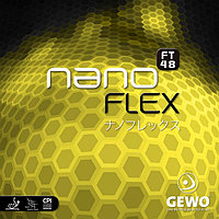 Накладка д/ракетки н/т GEWO Rubber NanoFLEX FT 48 red 2.1 mm