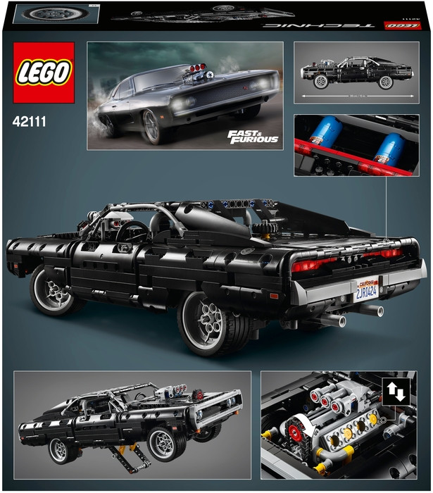 Конструктор LEGO Original Technic 42111 Dodge Charger Доминика Торетто - фото 4 - id-p164875743