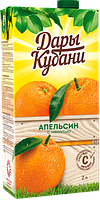 Нектар Апельсиновый с мякотью 2л Дары Кубани, тетрапакет [6]