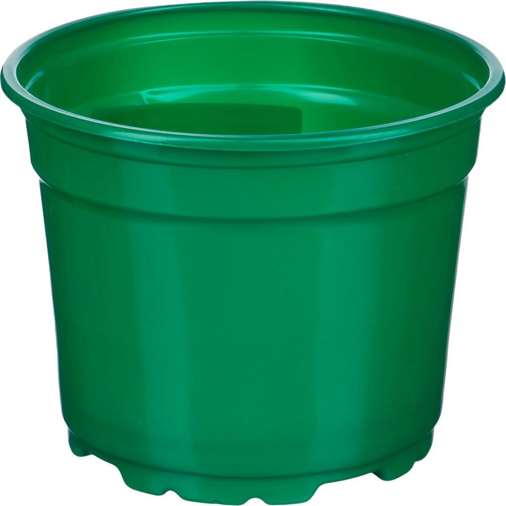 Горшок для рассады мягкий круглый d10,5см h8,5см 0,5л (зеленый)