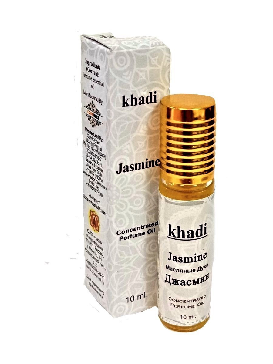 Духи масляные Жасмин, Jasmine Concentrated Perfume Oil, Khadi, 10мл - фото 1 - id-p164891527