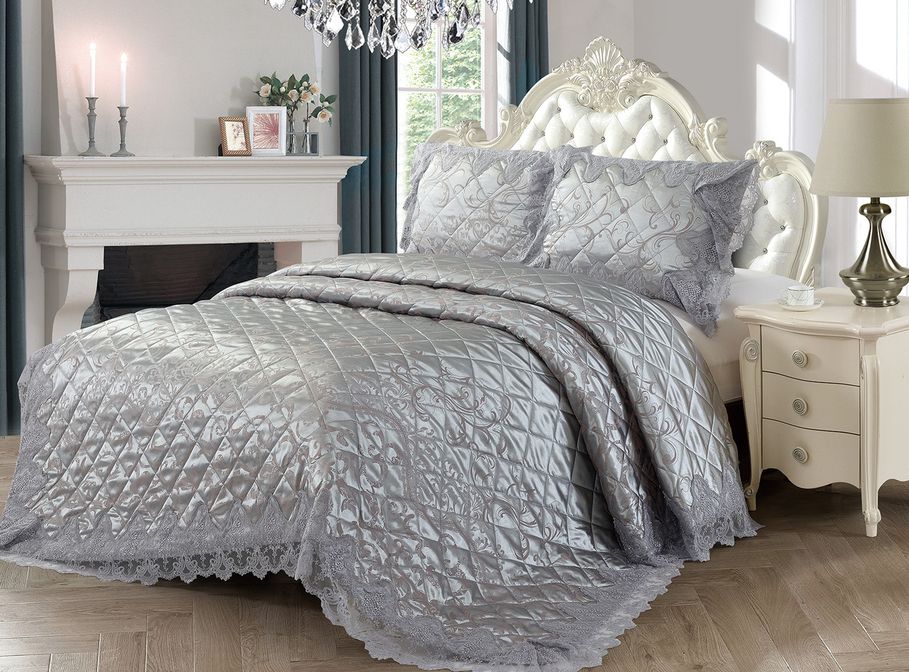 Покрывало Lux класса "Блюмарин" жаккард код 2160 BL600-43