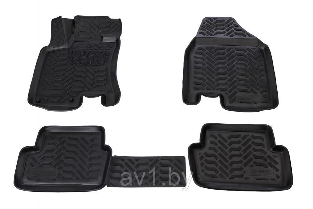Коврики   Nissan Qashqai I (2007-2014) [61250] (3D с подпятником)