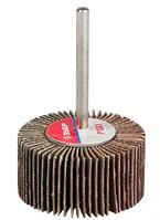 Круг шлифовальный ЗУБР веерный лепестковый, на шпильке, тип КЛО, зерно -электрокорунд нормальный, P1