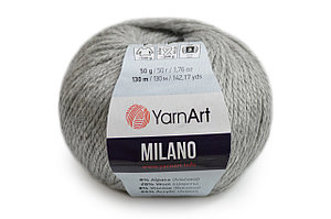 Пряжа Ярнарт Милано (Yarnart Milano) цвет 867 светло-серый