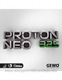 Накладка д/ракетки н/т GEWO Rubber Proton Neo 325 red 2.2 mm