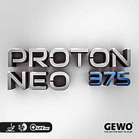 Накладка д/ракетки н/т GEWO Rubber Proton Neo 375 bl 2.2 mm