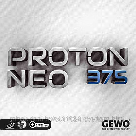 Накладка д/ракетки н/т GEWO Rubber Proton Neo 375 red 2.2 mm