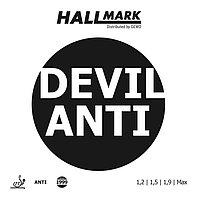 Накладка д/ракетки н/т HALLMARK Rubber Devil-Anti bl maXXimum