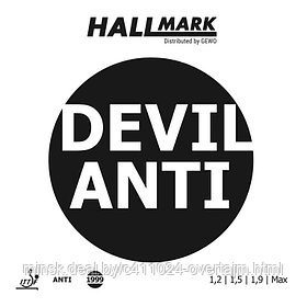 Накладка д/ракетки н/т HALLMARK Rubber Devil-Anti bl maXXimum