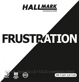 Накладка д/ракетки н/т HALLMARK Rubber Frustration bl OX