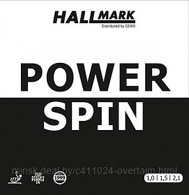 Накладка д/ракетки н/т HALLMARK Rubber Power Spin bl 2.1mm