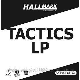 Накладка д/ракетки н/т HALLMARK Rubber Tactics LP bl 1.2mm
