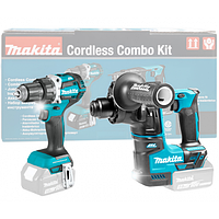 Набор инструментов Makita DLX2271 (дрель-шуруповертDDF484Z /перфоратор DHR171Z) Макита