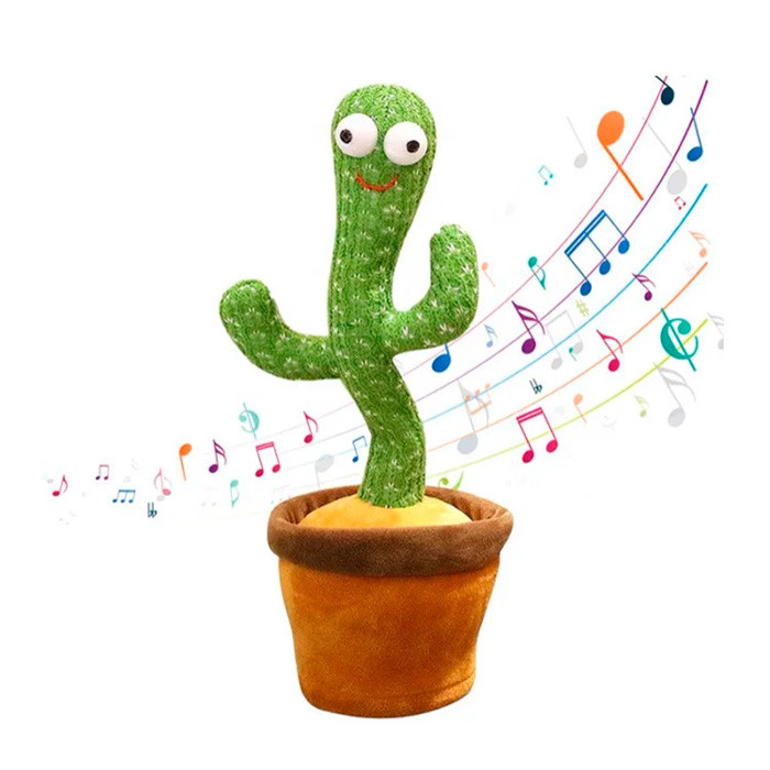 Игрушка-повторяшка Танцующий кактус / Dancing Cactus - фото 1 - id-p164910415