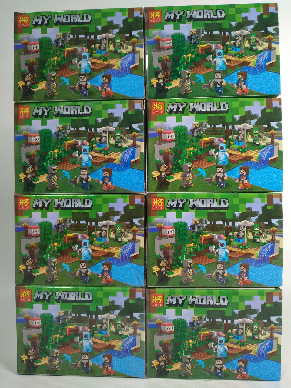 Конструкторы Minecraft (Майнкрафт) 8 штук в 1 №33266 - фото 2 - id-p164915737