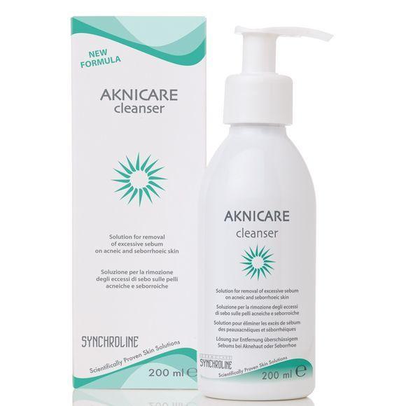 Очищающее средство Aknicare для кожи склонной к акне и себорее, 200 мл - фото 1 - id-p156506995