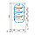 Витрина холодильная Carboma CUBE KC70 VM 0,6-1 LIGHT (ВХСв - 0,6д Carboma Cube) ТЕХНО, фото 2