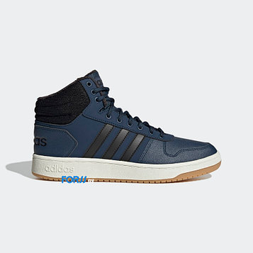 Кроссовки Adidas HOOPS 2.0 (Crew Navy / Core Black / Gum)