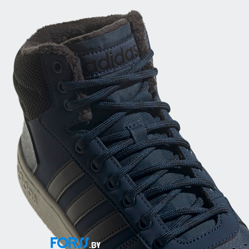 Кроссовки Adidas HOOPS 2.0 (Crew Navy / Core Black / Gum) - фото 6 - id-p164921815