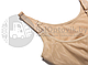 Утягивающее белье Боди Комбидресс Slim Culottes с открытыми трусиками Бежевый XL, фото 6