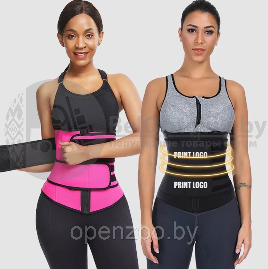 Корсет утягивающий с эффектом сауны Waist Trainer Вэст Тренер для похудения и коррекции фигуры Размер XL - фото 9 - id-p164922070