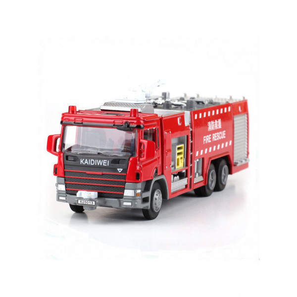 Автомобиль пожарная Охрана металлическая (в коробке) - фото 1 - id-p155812217