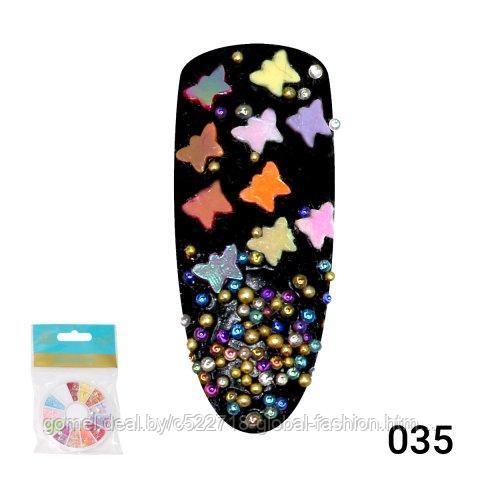 Декор для дизайна ногтей, бабочки (12 цветов) - фото 2 - id-p164929560