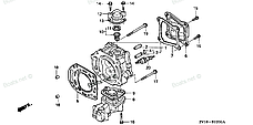 Прокладка ГБЦ головки блока цилиндра Honda BF4.5/5 12251-ZV1-851, фото 3