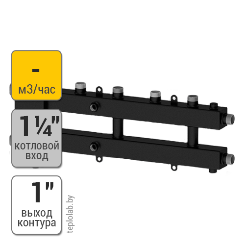 Север М2+1, до 70 кВт, гидрострелка с коллектором