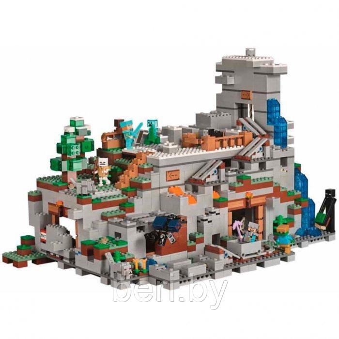 76010 Конструктор My World "Пещера в горах" Minecraft, 2688 деталей, Аналог LEGO Minecraft 21137 - фото 3 - id-p164940979