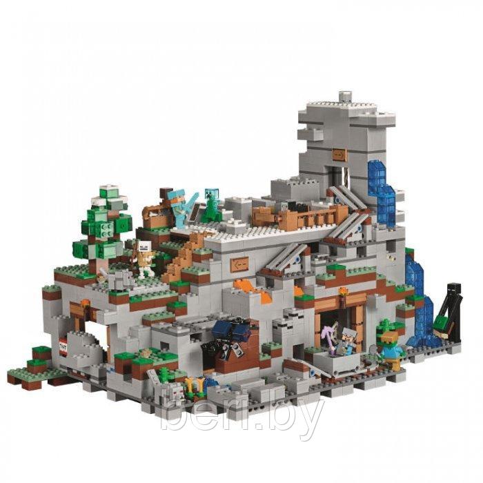 76010 Конструктор My World "Пещера в горах" Minecraft, 2688 деталей, Аналог LEGO Minecraft 21137 - фото 5 - id-p164940979