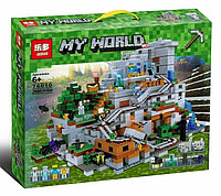 76010 Конструктор My World "Пещера в горах" Minecraft, 2688 деталей, Аналог LEGO Minecraft 21137