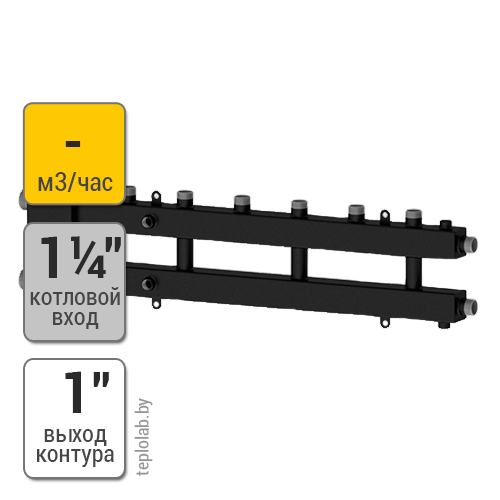 Север М4, до 70 кВт, гидрострелка с коллектором