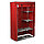 Шкаф тканевый для одежды, 170х100х42 см, бордовый, фото 5