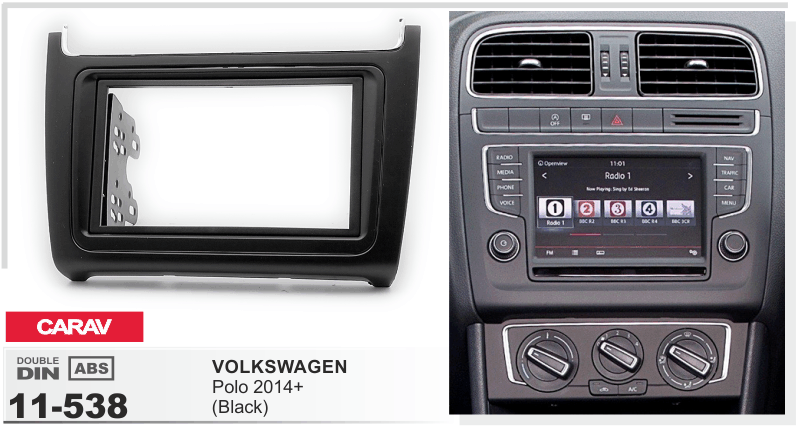 Переходная Рамка Для Volkswagen Polo 2014+